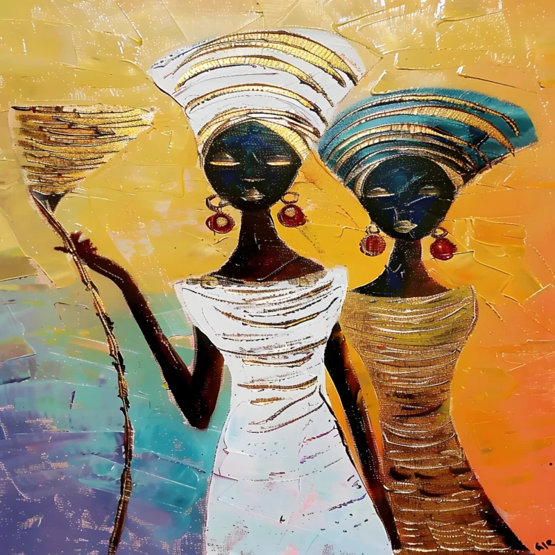 3 African Wall Art