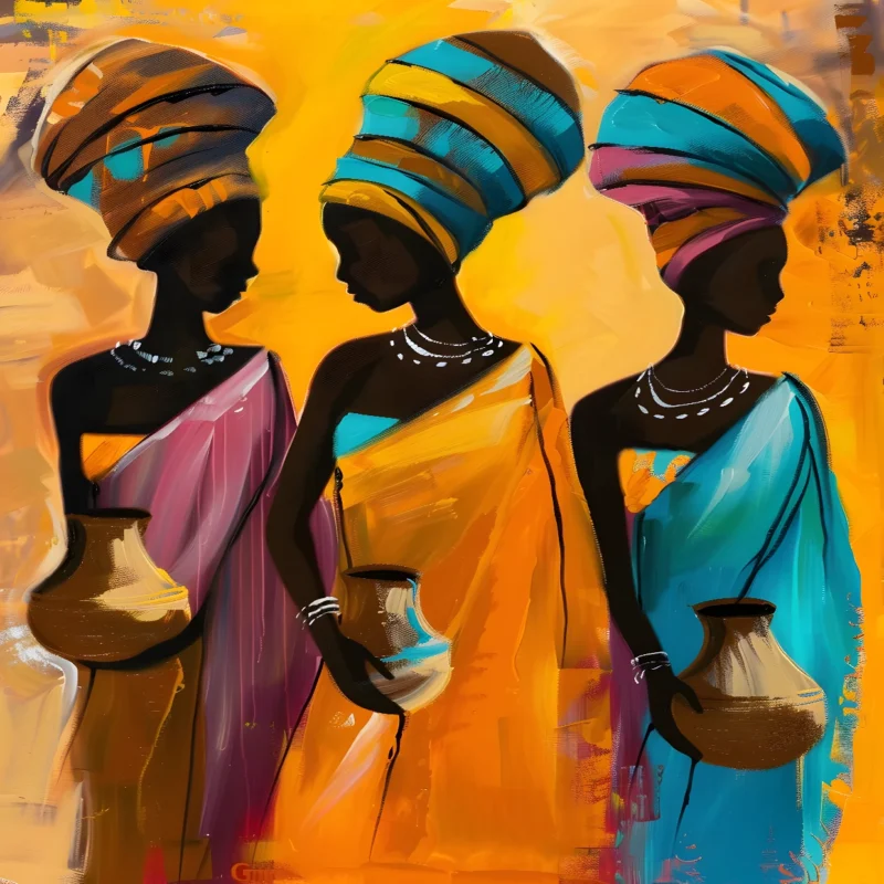 5 African Wall Art