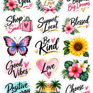 Handmade Vinyl Stickers