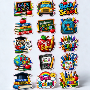 back-to-school copy Vinyl Stickers