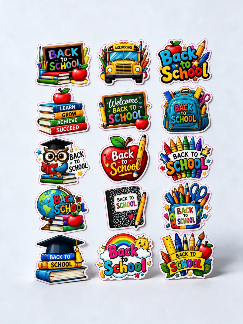 back-to-school copy Vinyl Stickers